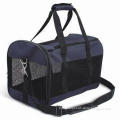 Pet Carrier Bag with Removable Base for Easy Cleaning, Meshed in Both Sides